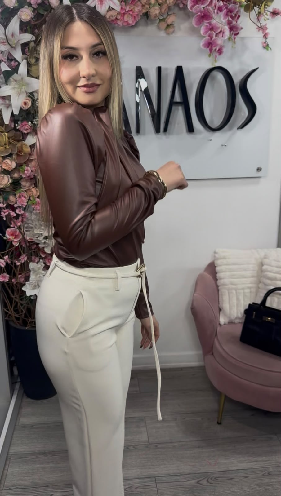 Blusa Valentina - Ecocuero