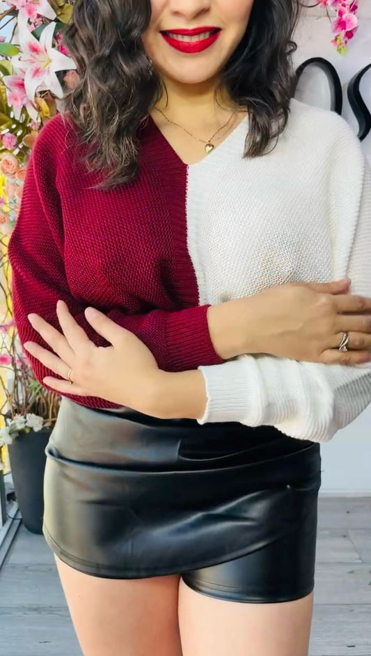 Sweater Olivia Bicolor