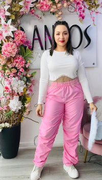 Top Brillo Manga Larga