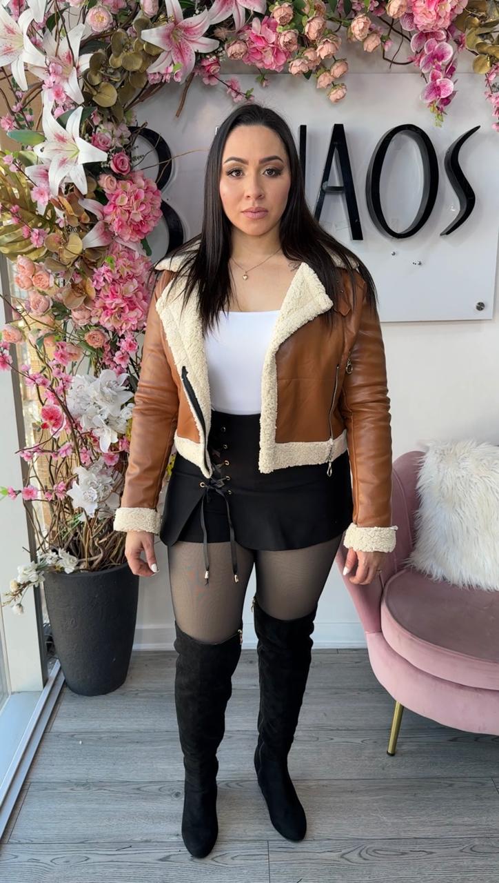 Chaqueta Aviadora Teddy