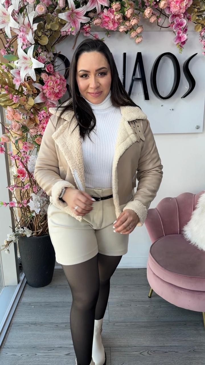 Chaqueta Aviadora Teddy