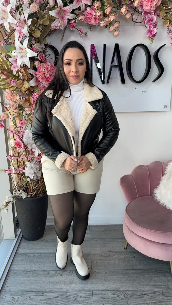 Chaqueta Aviadora Teddy