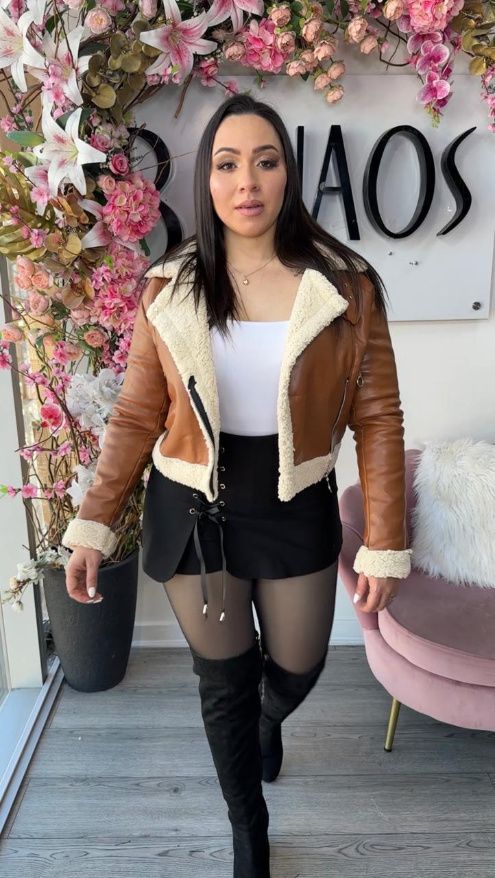 Chaqueta Aviadora Teddy