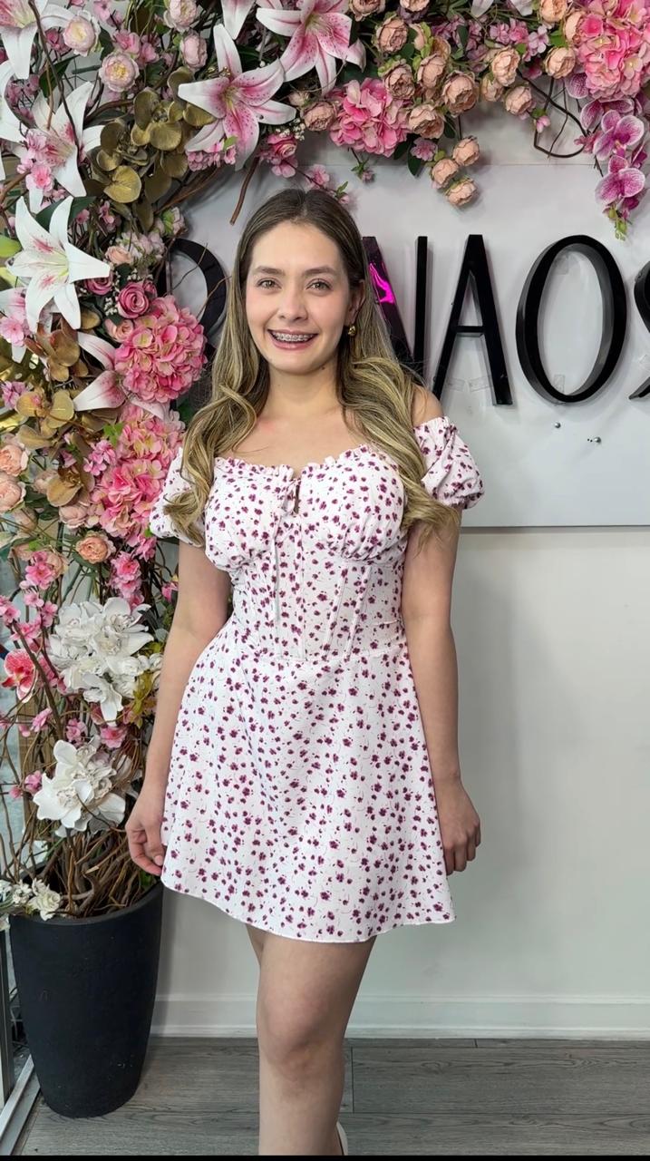 Vestido Short Lucia - Estampado