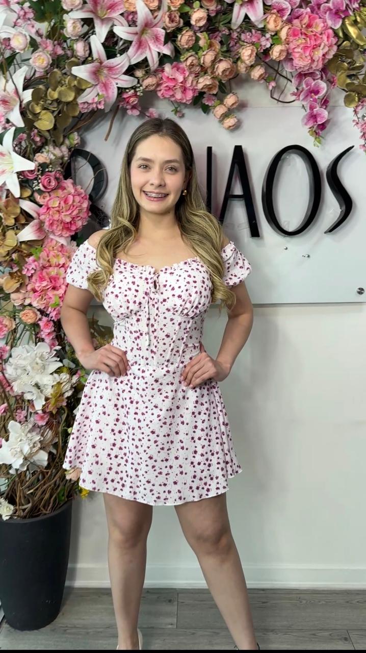 Vestido Short Lucia - Estampado