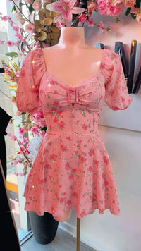 Vestido Short Valentina - Estampado