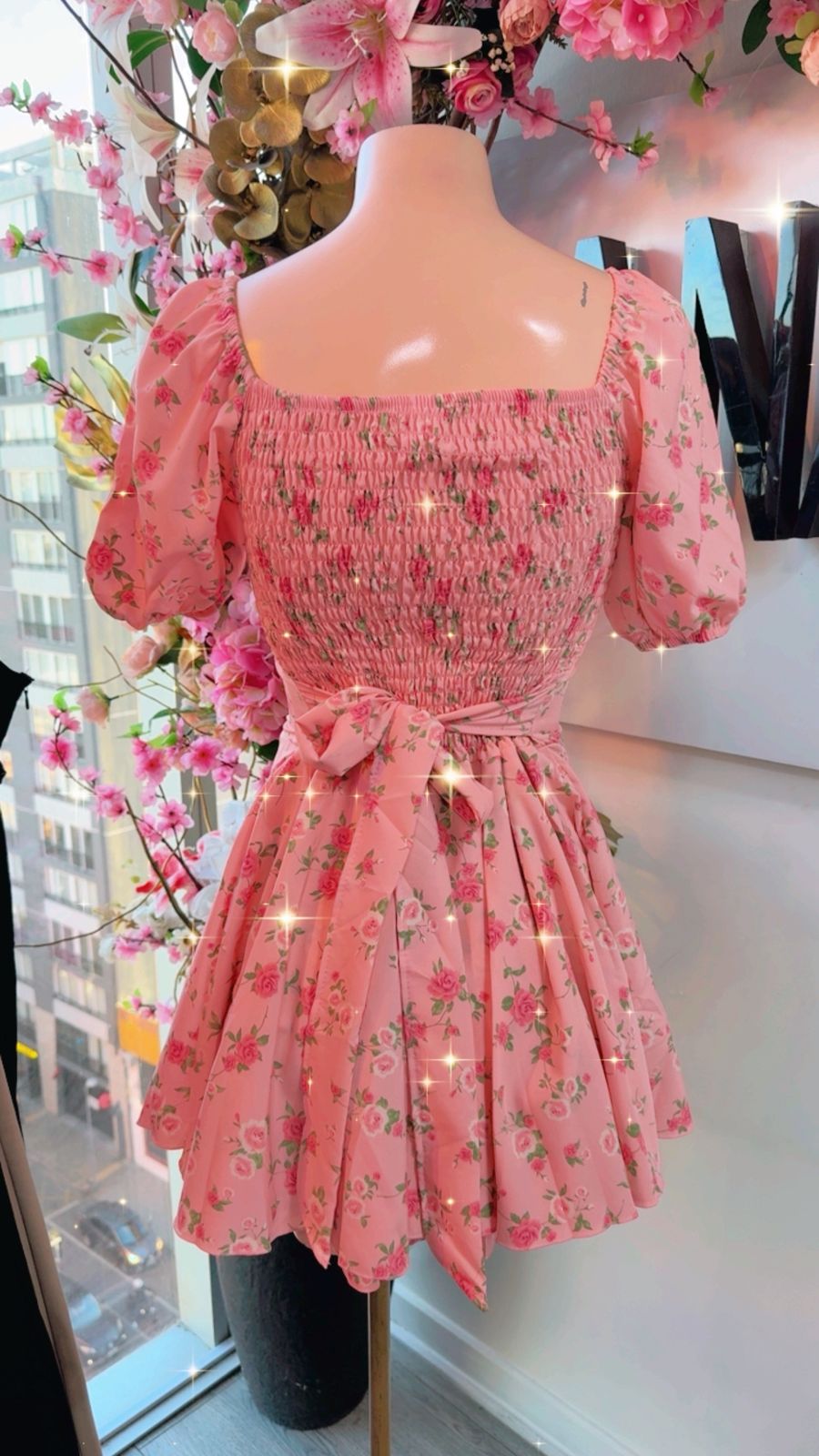 Vestido Short Valentina - Estampado