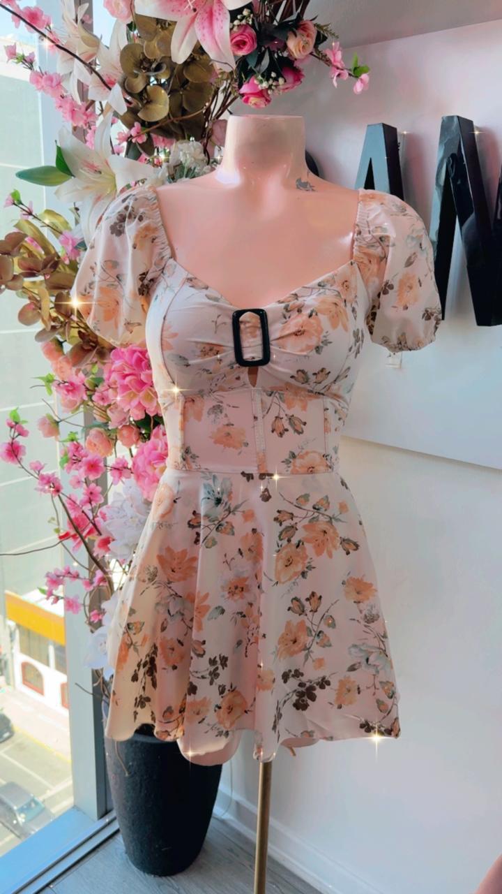 Vestido Short Valentina - Estampado
