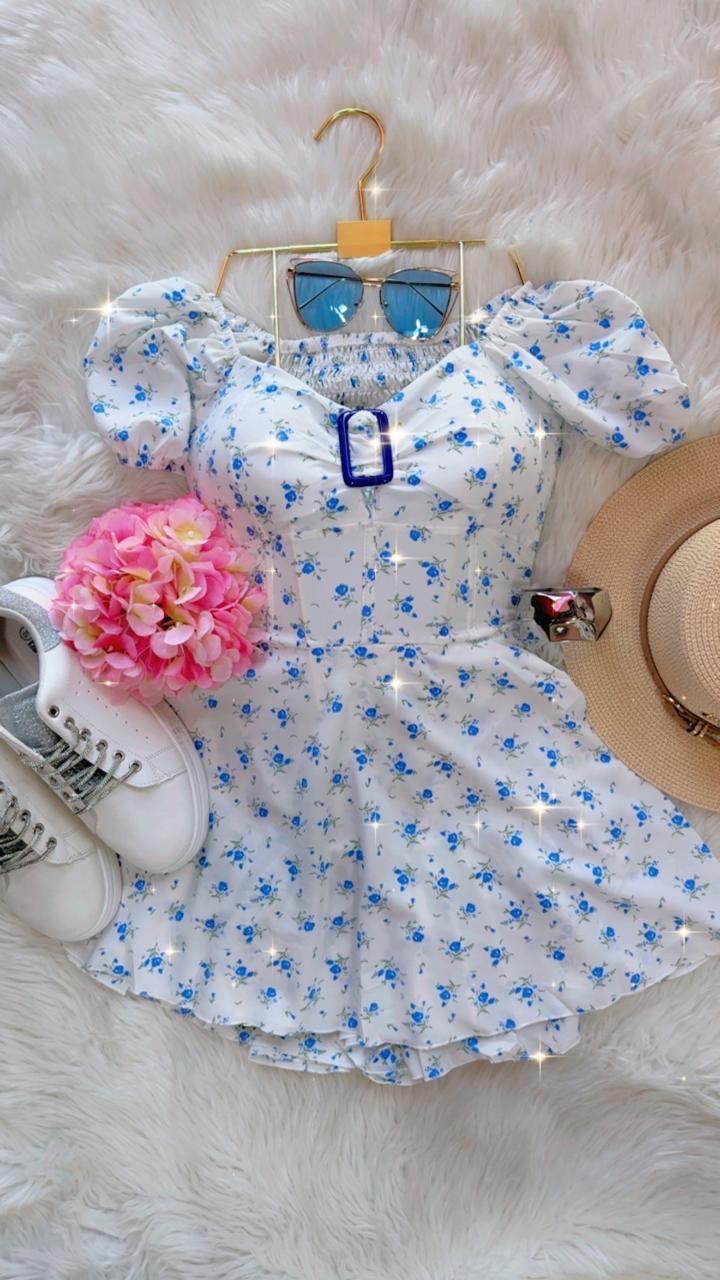 Vestido Short Valentina - Estampado