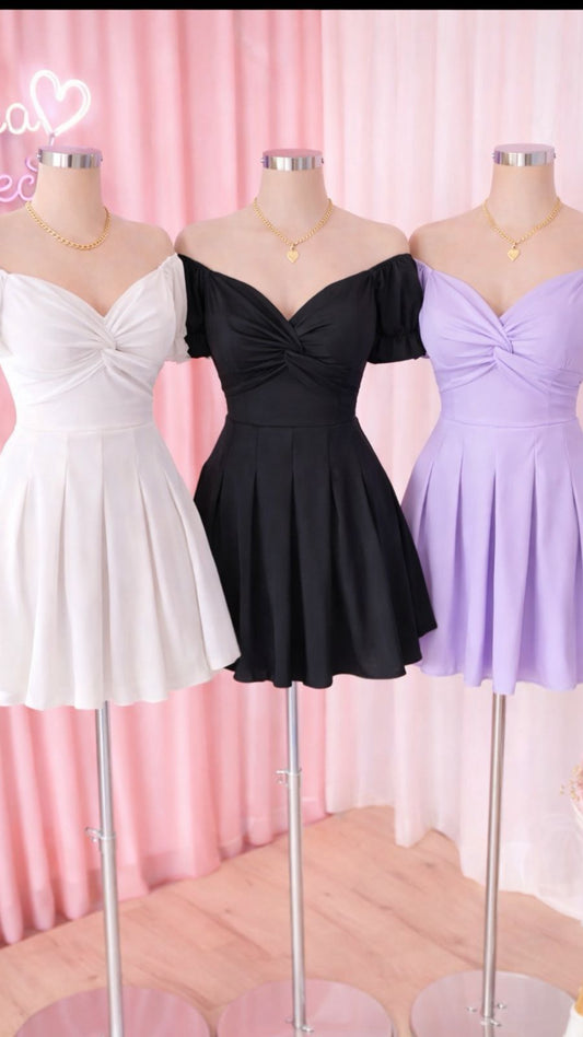 Vestido Short Betza - Unicolor