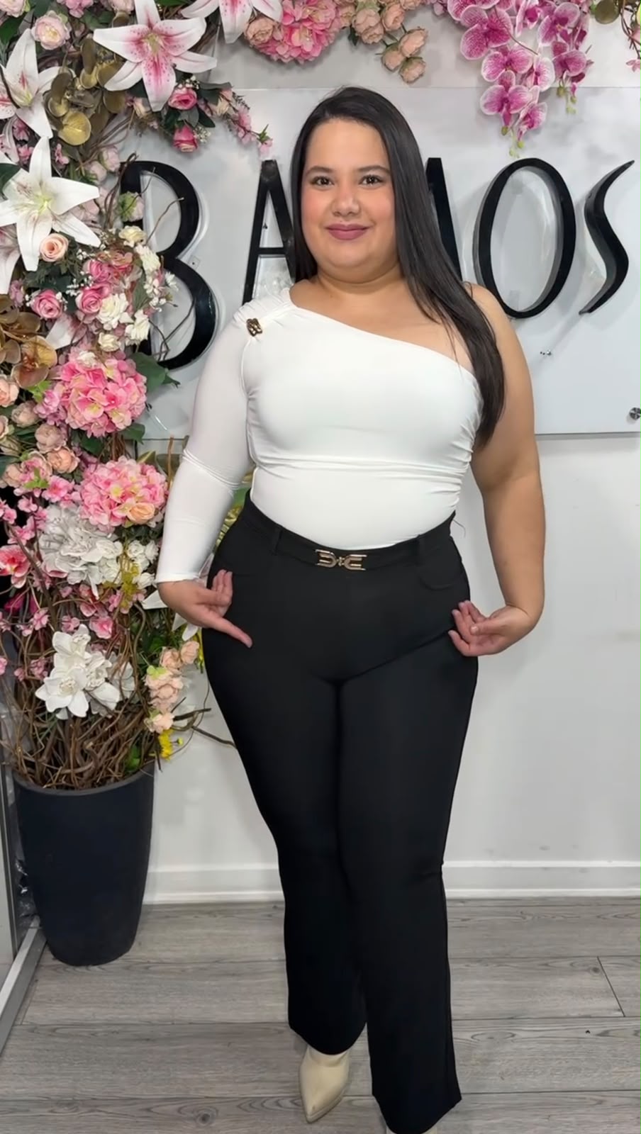 Body Asimétrico Kiara   (Lycra - Fría)