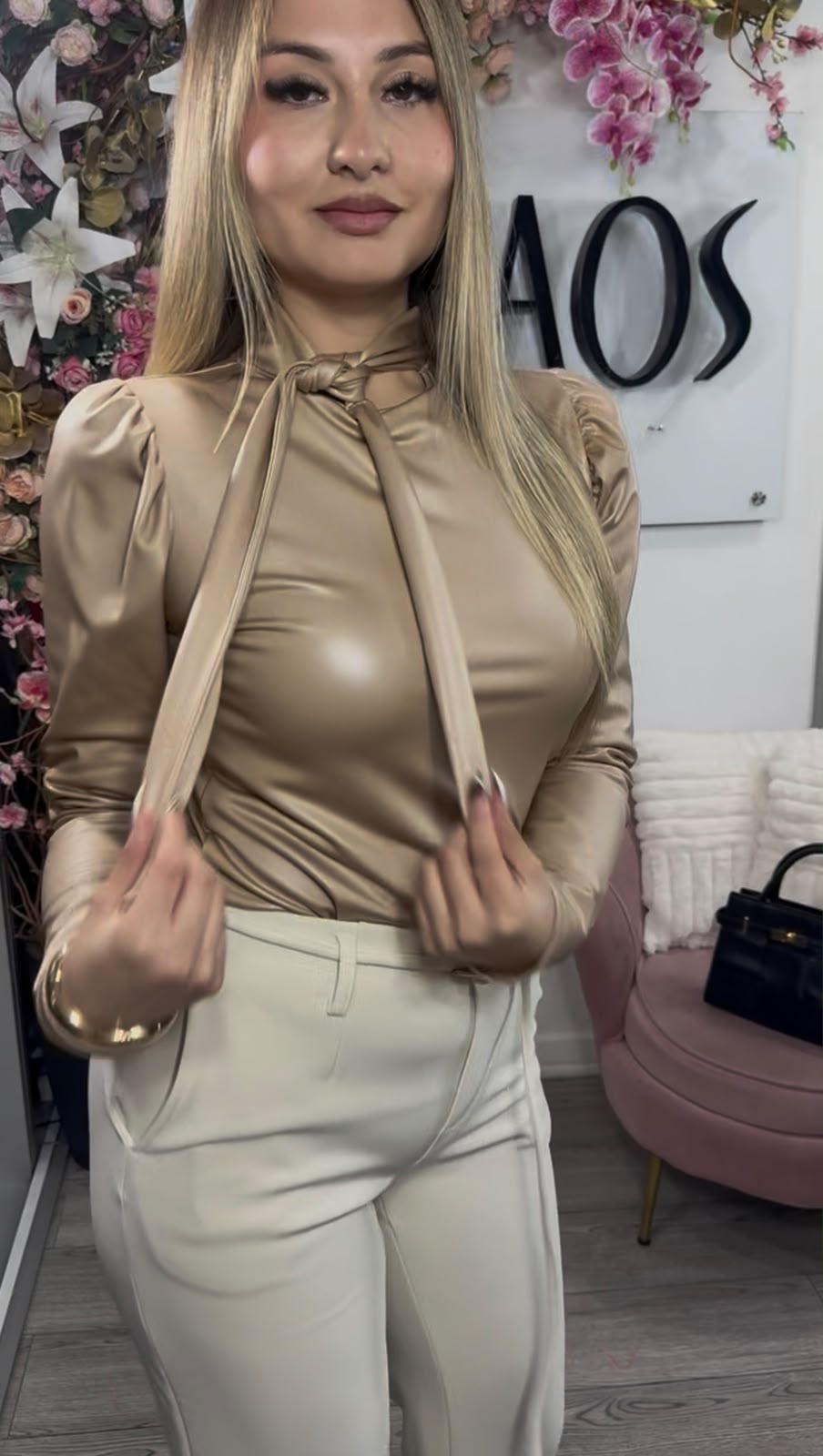 Blusa Valentina - Ecocuero