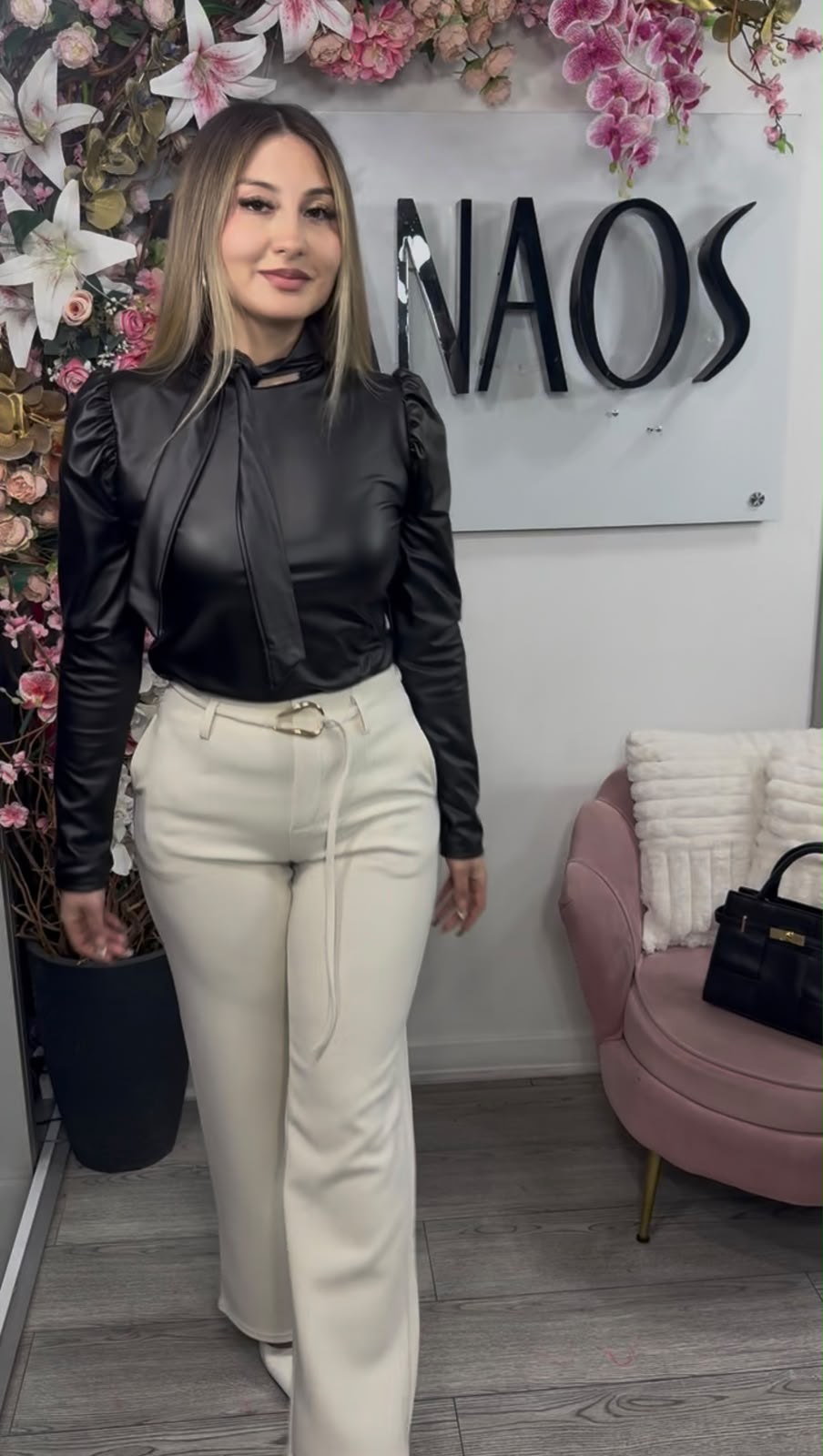 Blusa Valentina - Ecocuero