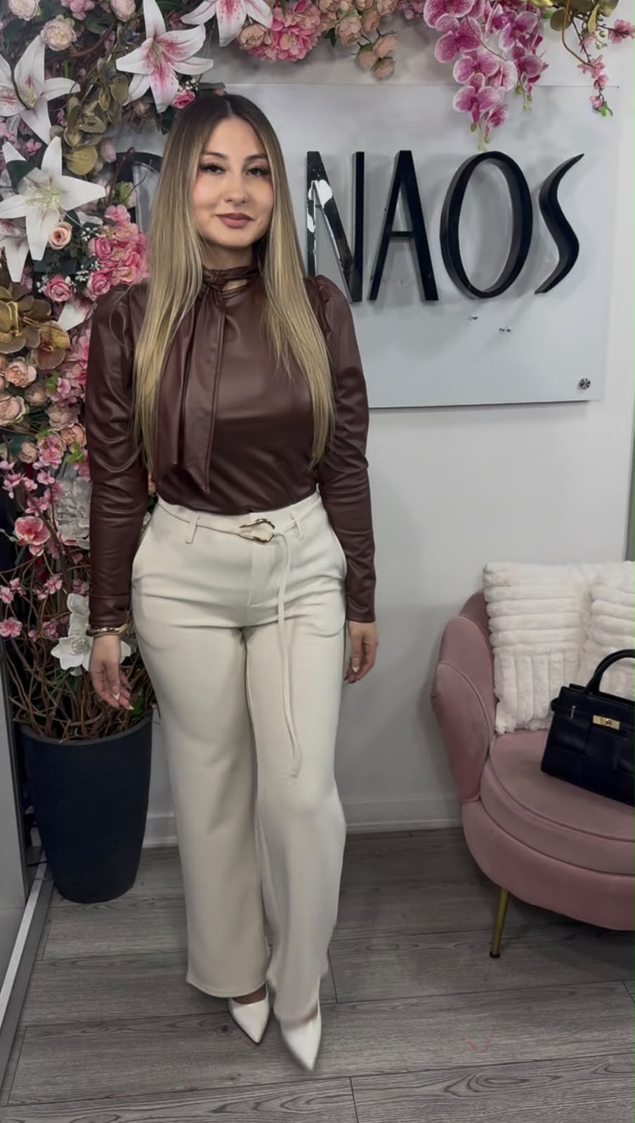 Blusa Valentina - Ecocuero