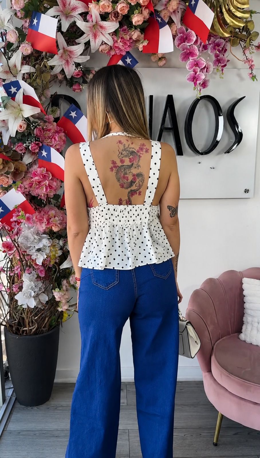 Blusa Lunares