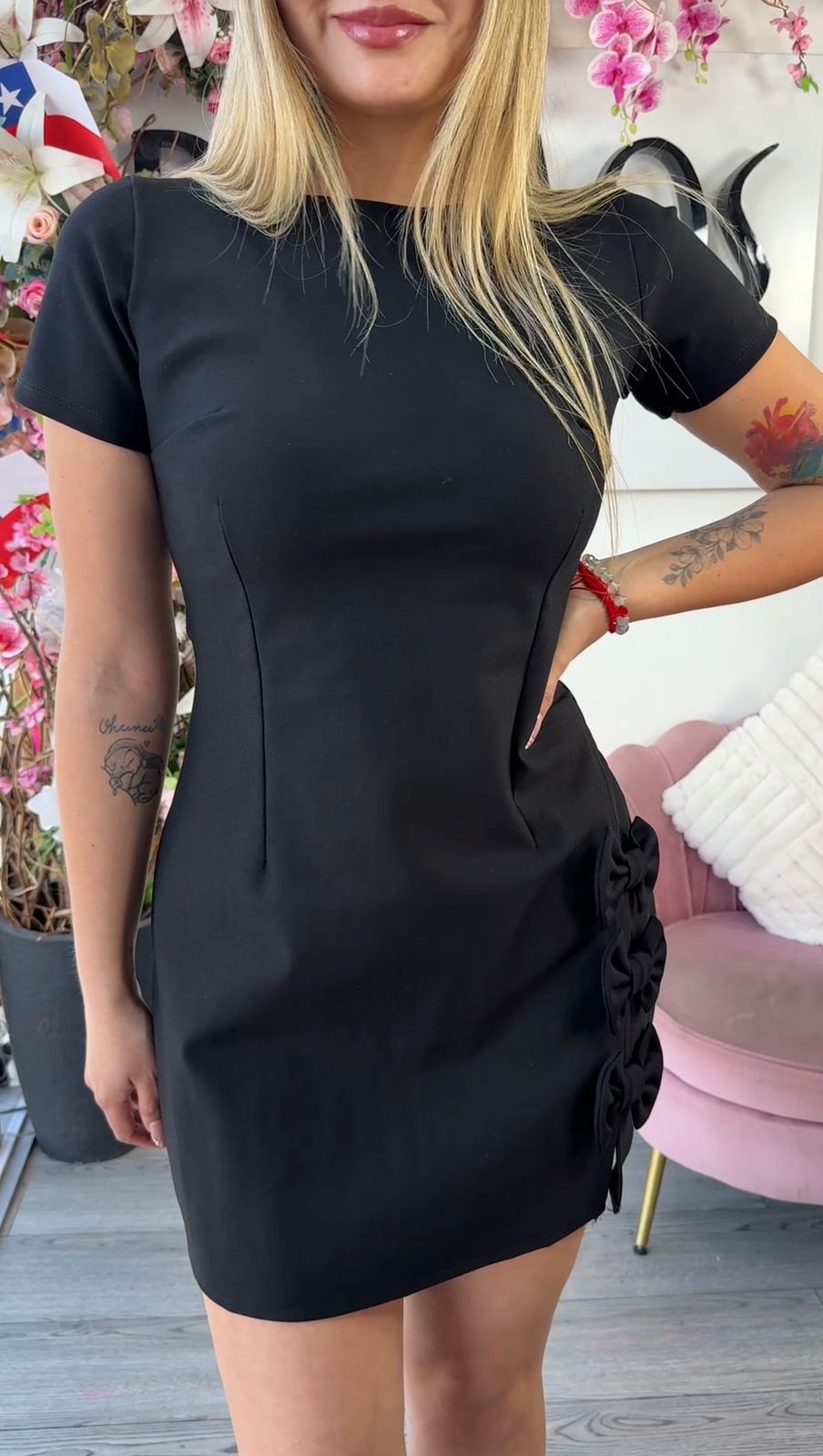 Vestido Inna Manga Corta