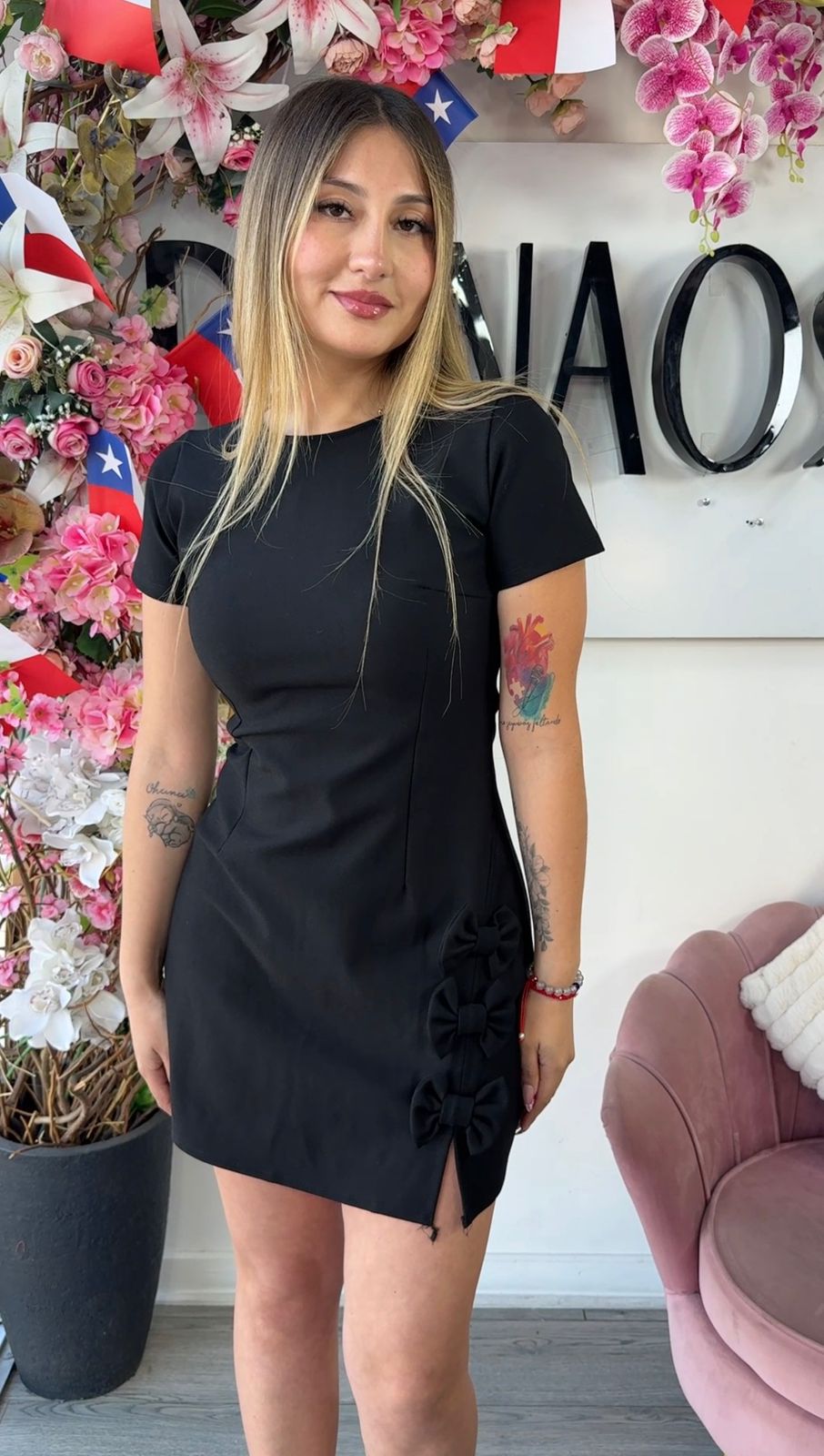 Vestido Inna Manga Corta