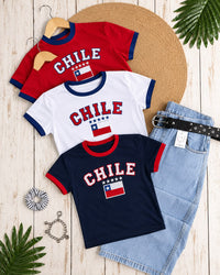 Polera Bordada Chile