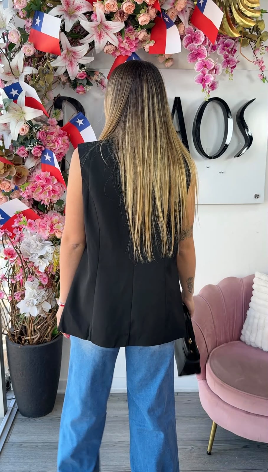 Blazer Estructurado Sin mangas (Carla)