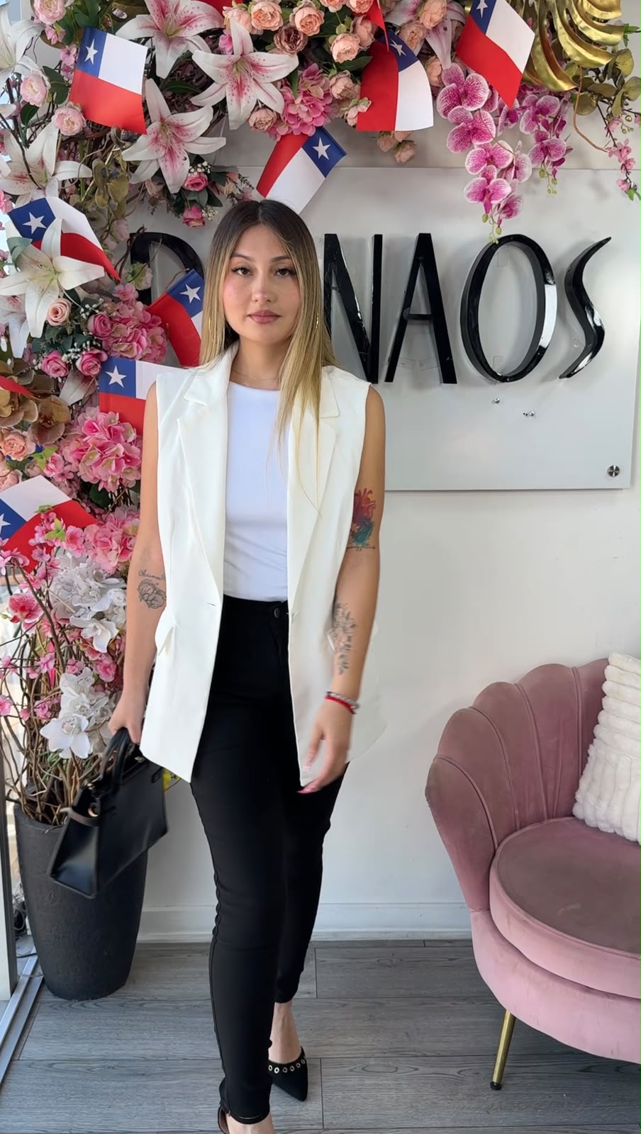 Blazer Estructurado Sin mangas (Carla)