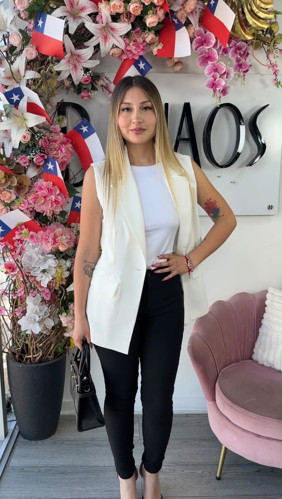 Blazer Estructurado Sin mangas (Carla)