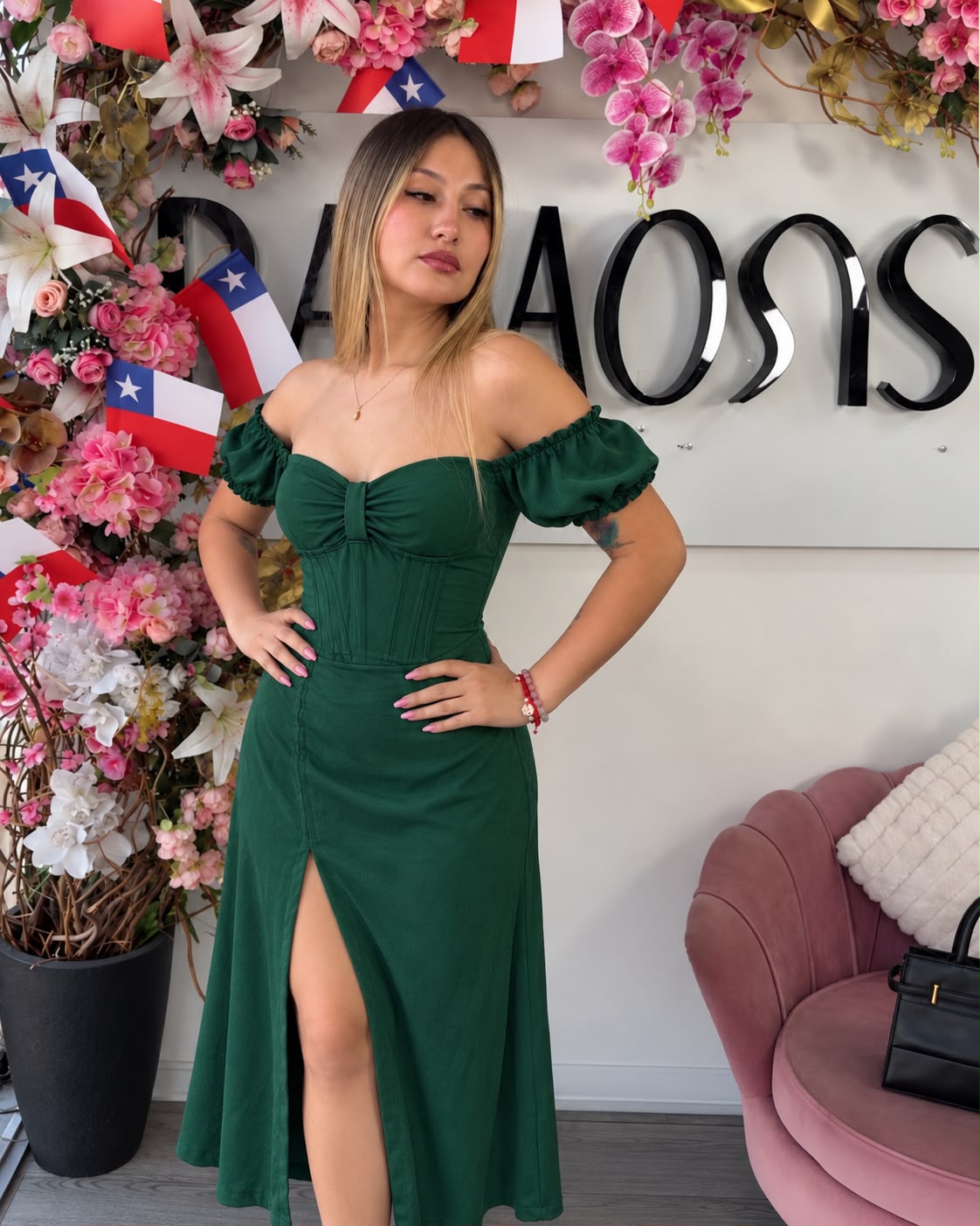 Maxivestido Esmeralda