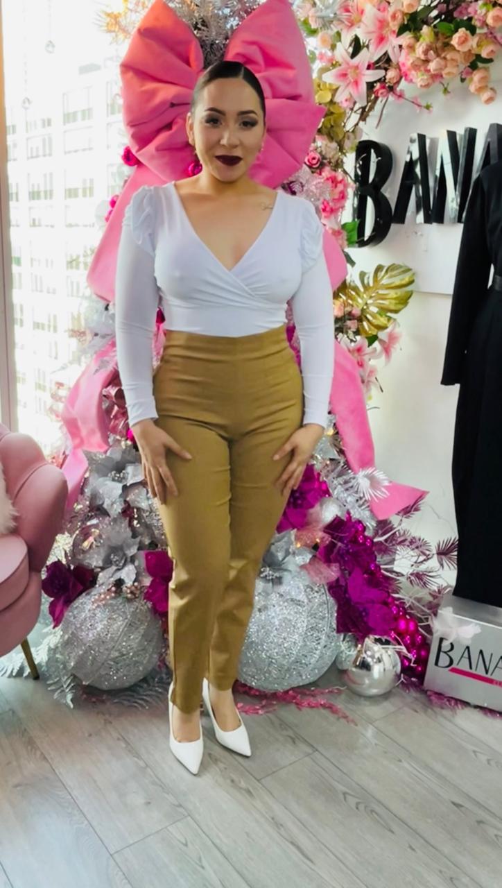 Pantalón Mariana - S / camel