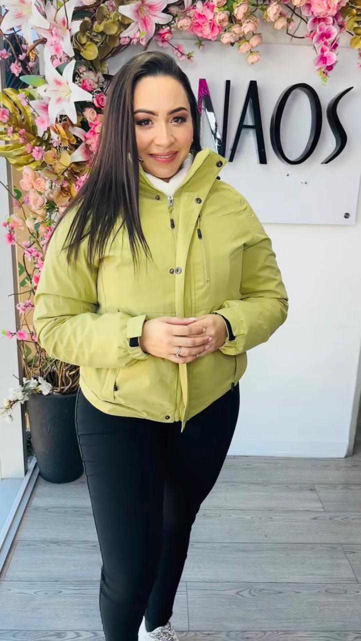 Chaqueta 3 en 1 Reversible (Verde) - S / Verde