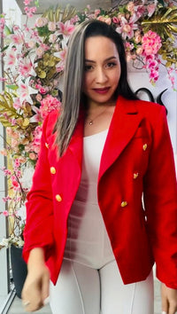 Blazer Botones - Forrado