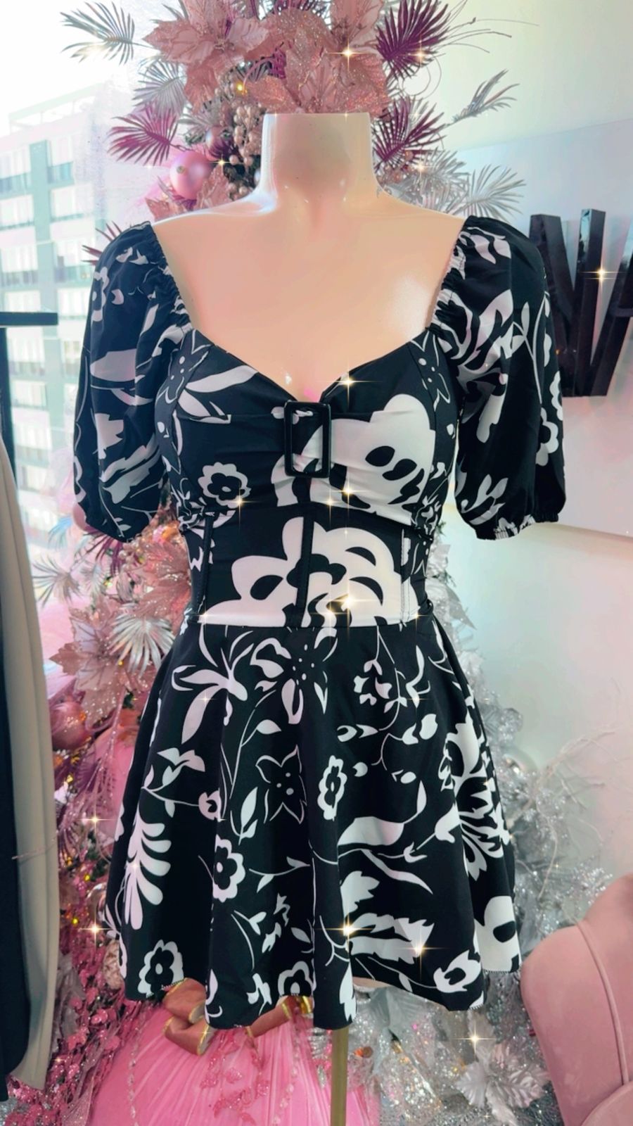 Vestido Short Valentina - Estampado