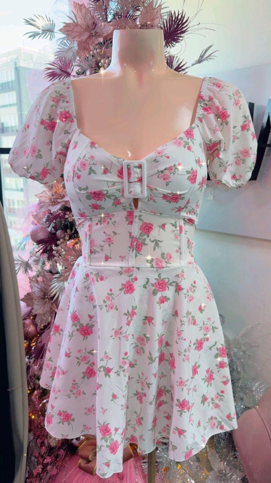 Vestido Short Valentina - Estampado