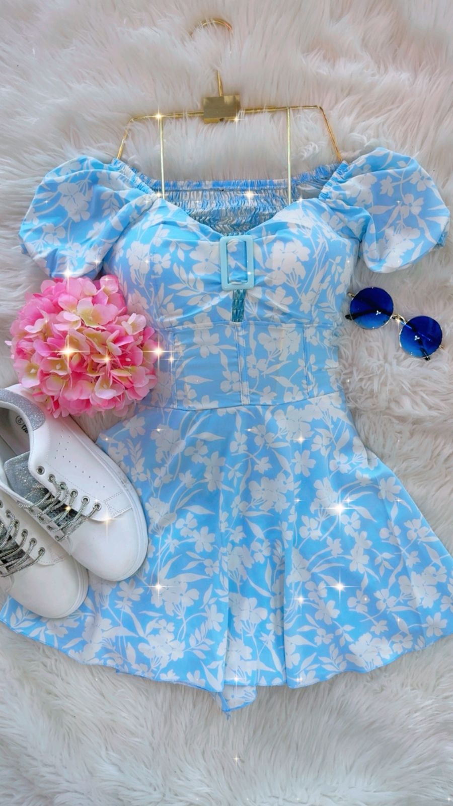 Vestido Short Valentina - Estampado