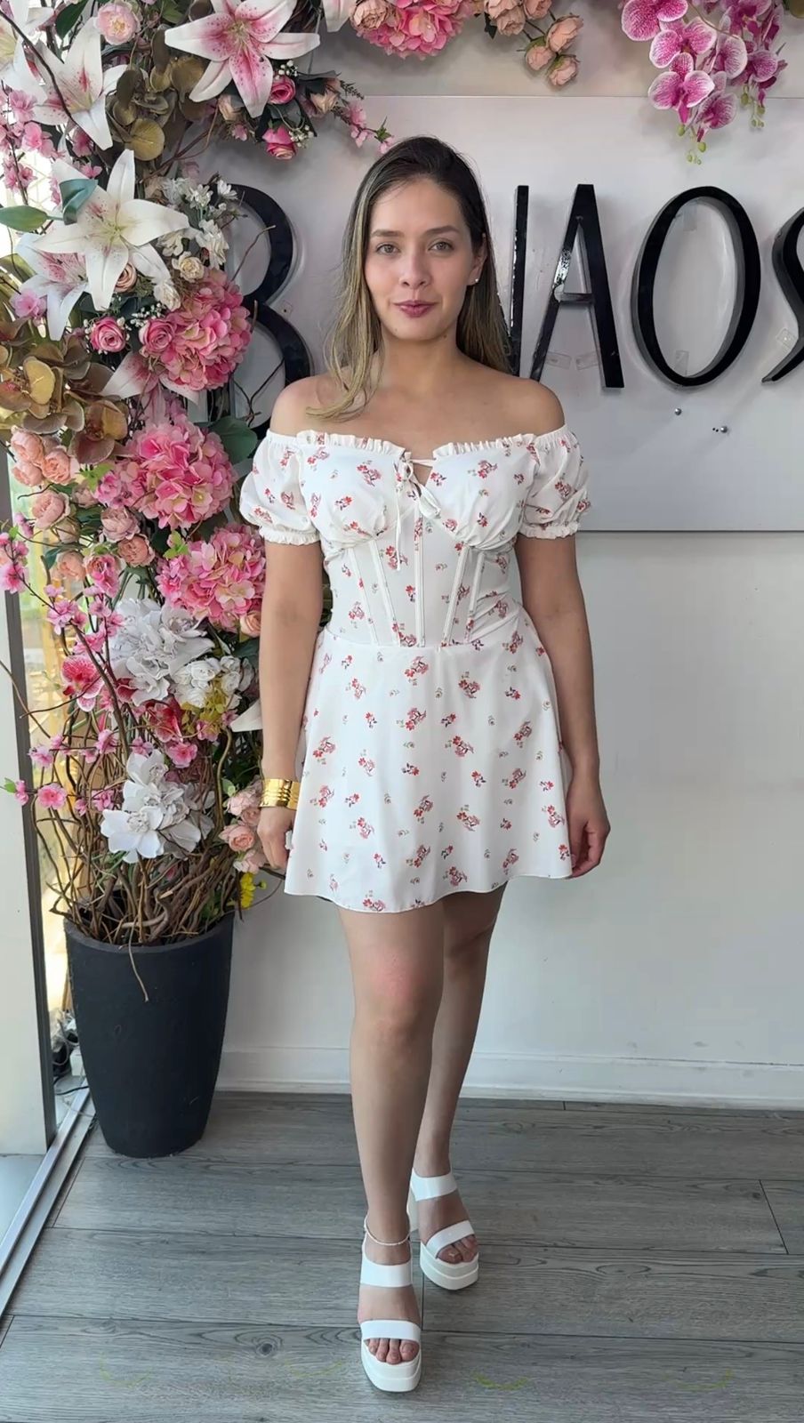 Vestido Short Lucia - Estampado