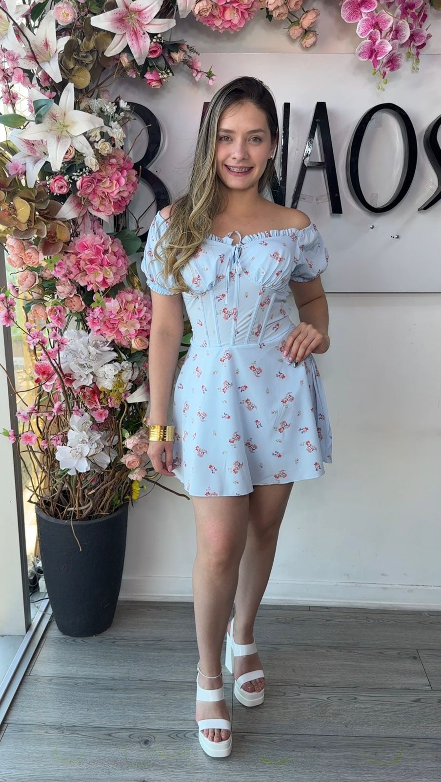 Vestido Short Lucia - Estampado