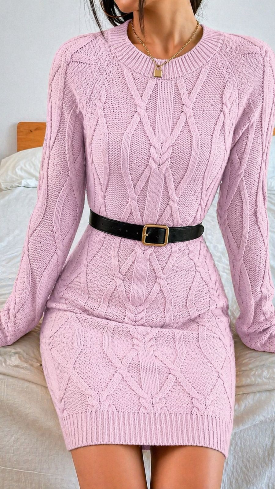 Vestido Sara - Trenzado Rombo