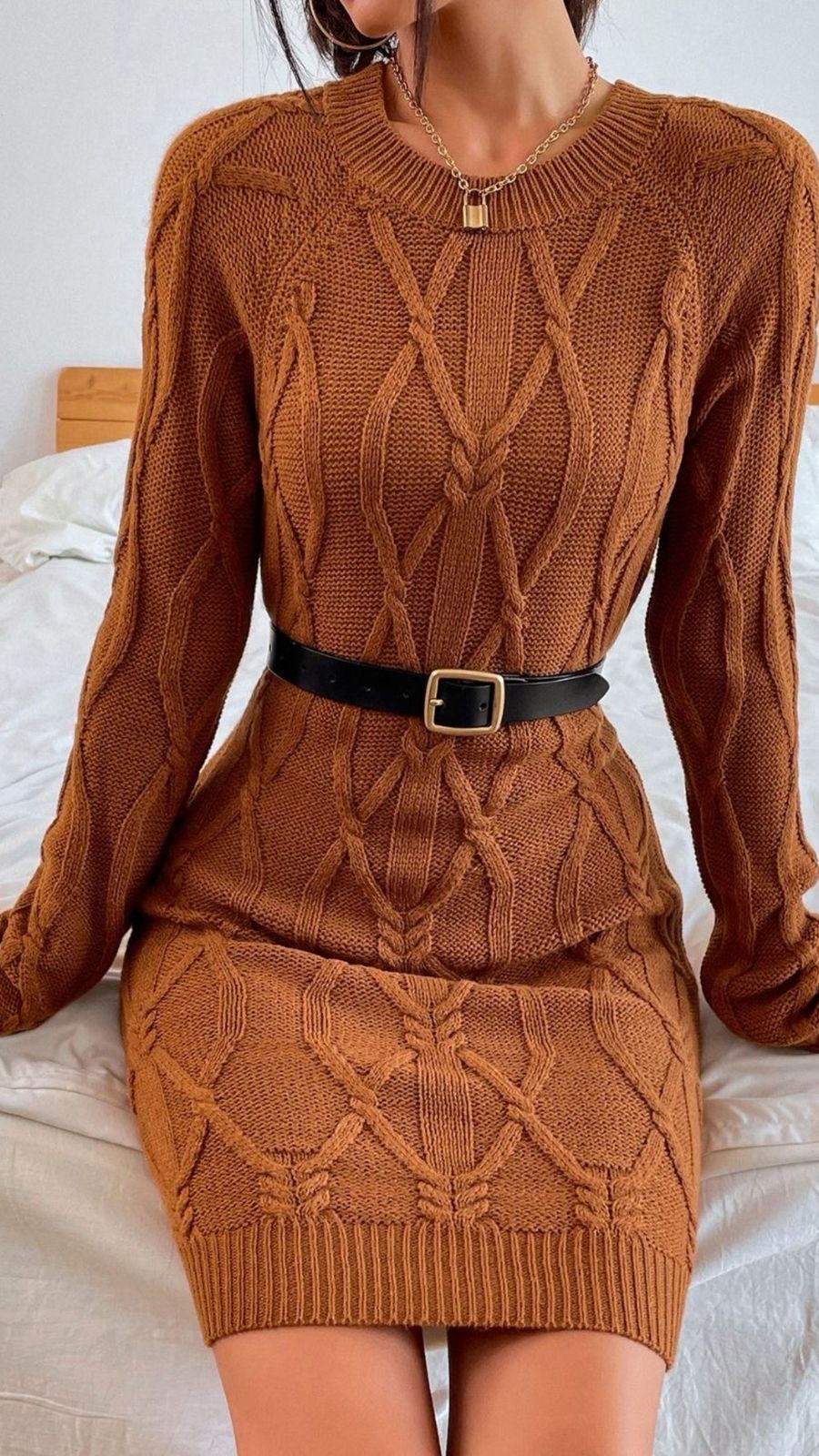 Vestido Sara - Trenzado Rombo