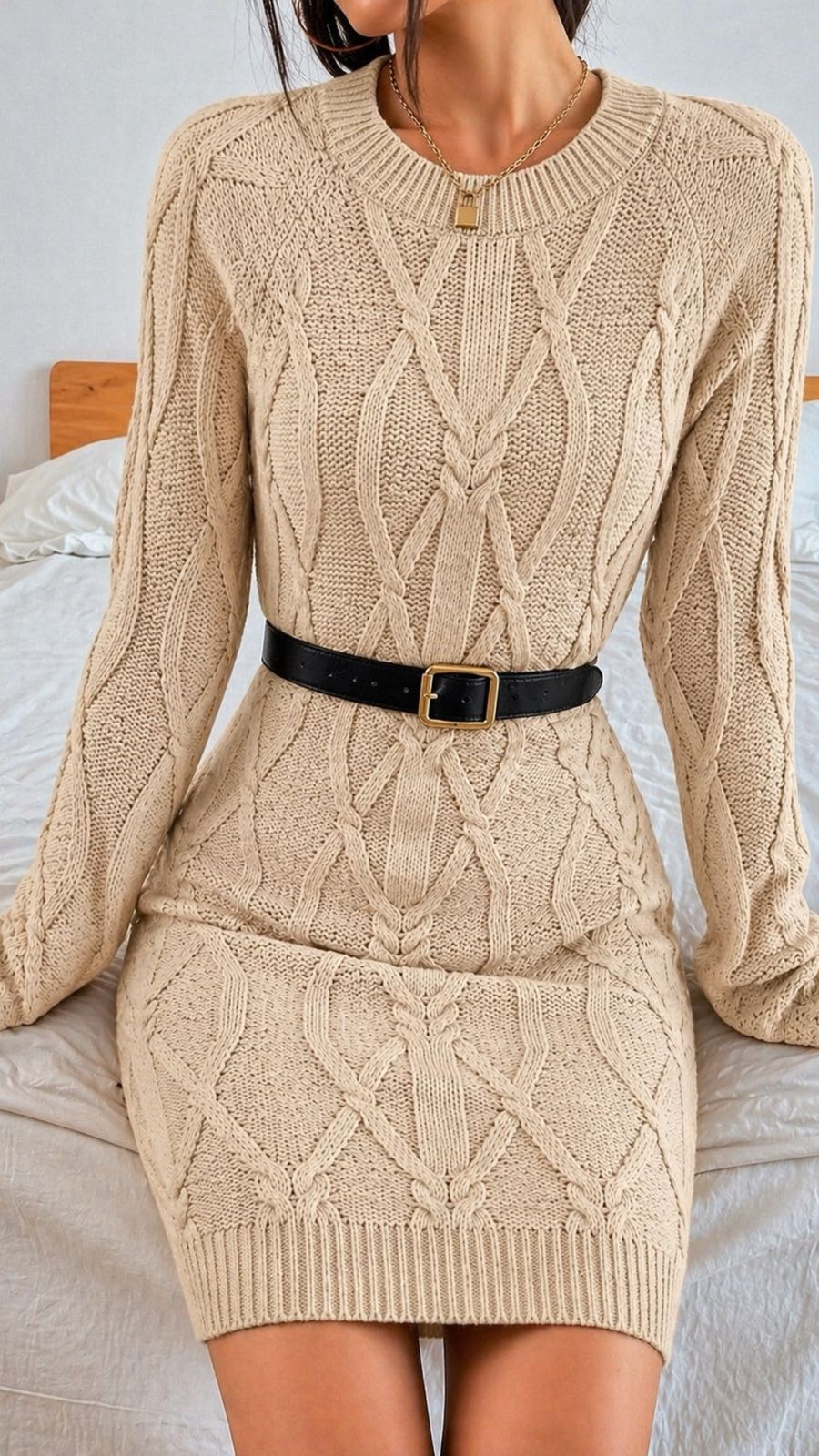 Vestido Sara - Trenzado Rombo