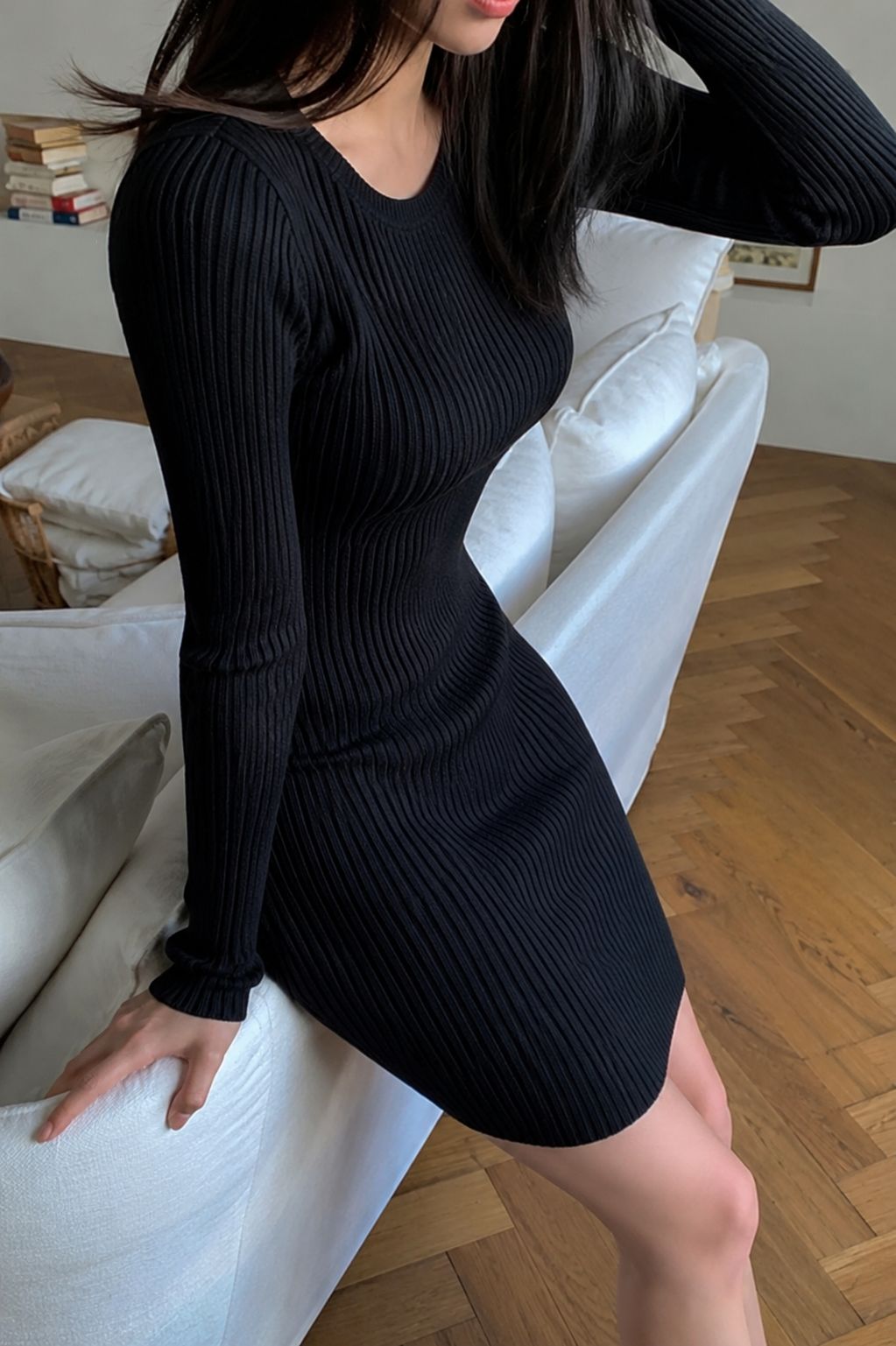 Vestido Dina Cuello Bajo