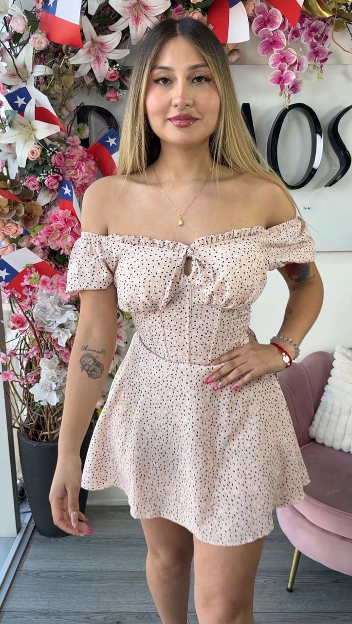 Vestido Short Lucia - Estampado
