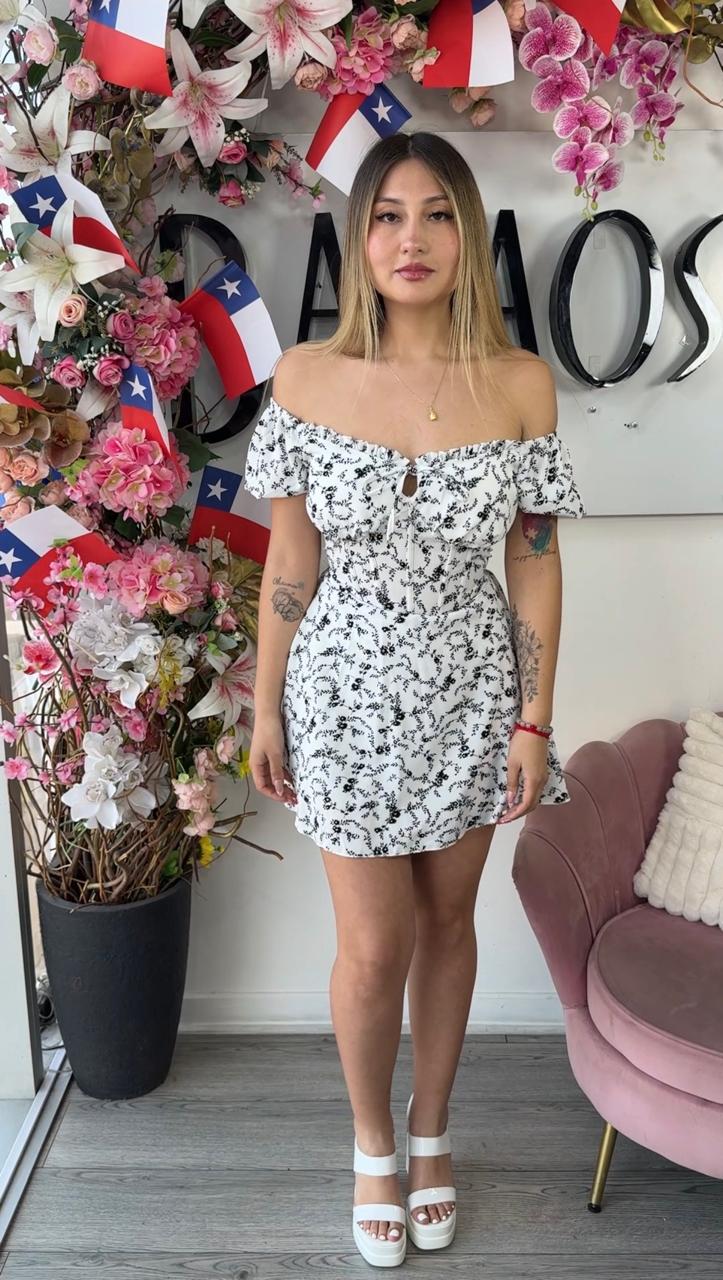 Vestido Short Lucia - Estampado