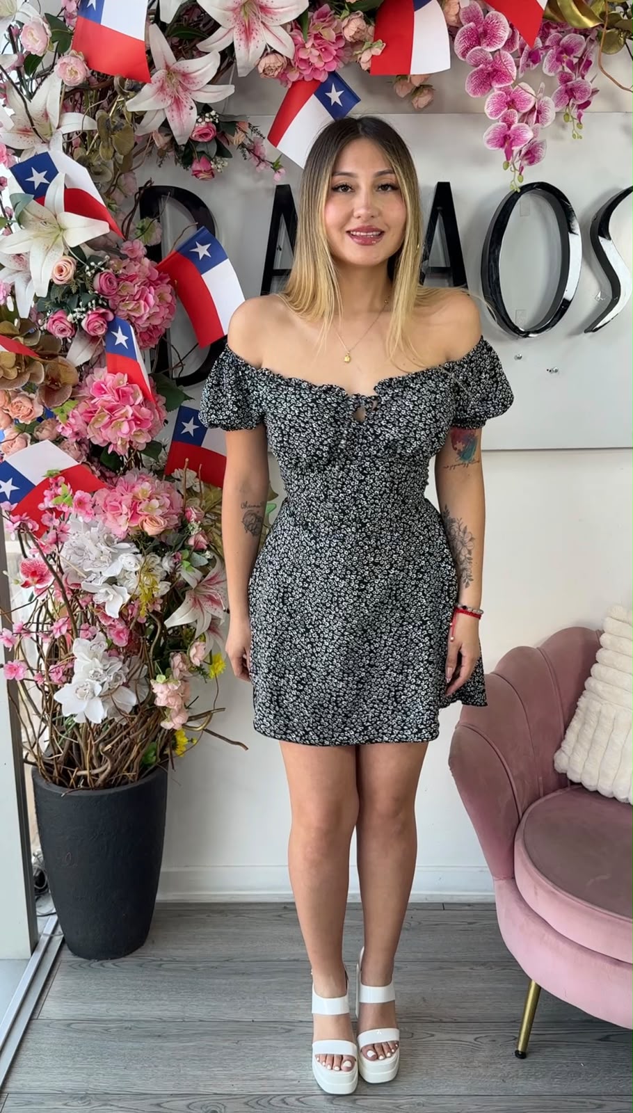 Vestido Short Lucia - Estampado