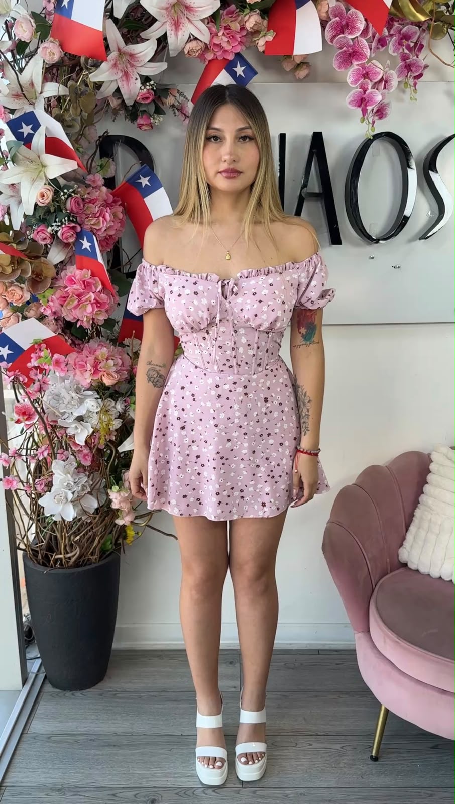 Vestido Short Lucia - Estampado