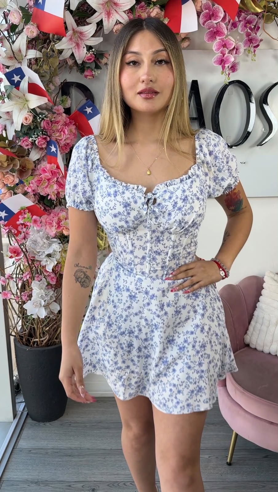 Vestido Short Lucia - Estampado