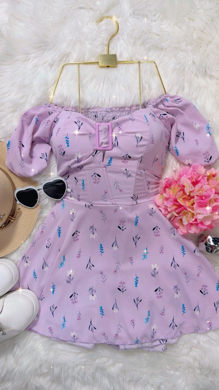 Vestido Short Valentina - Estampado