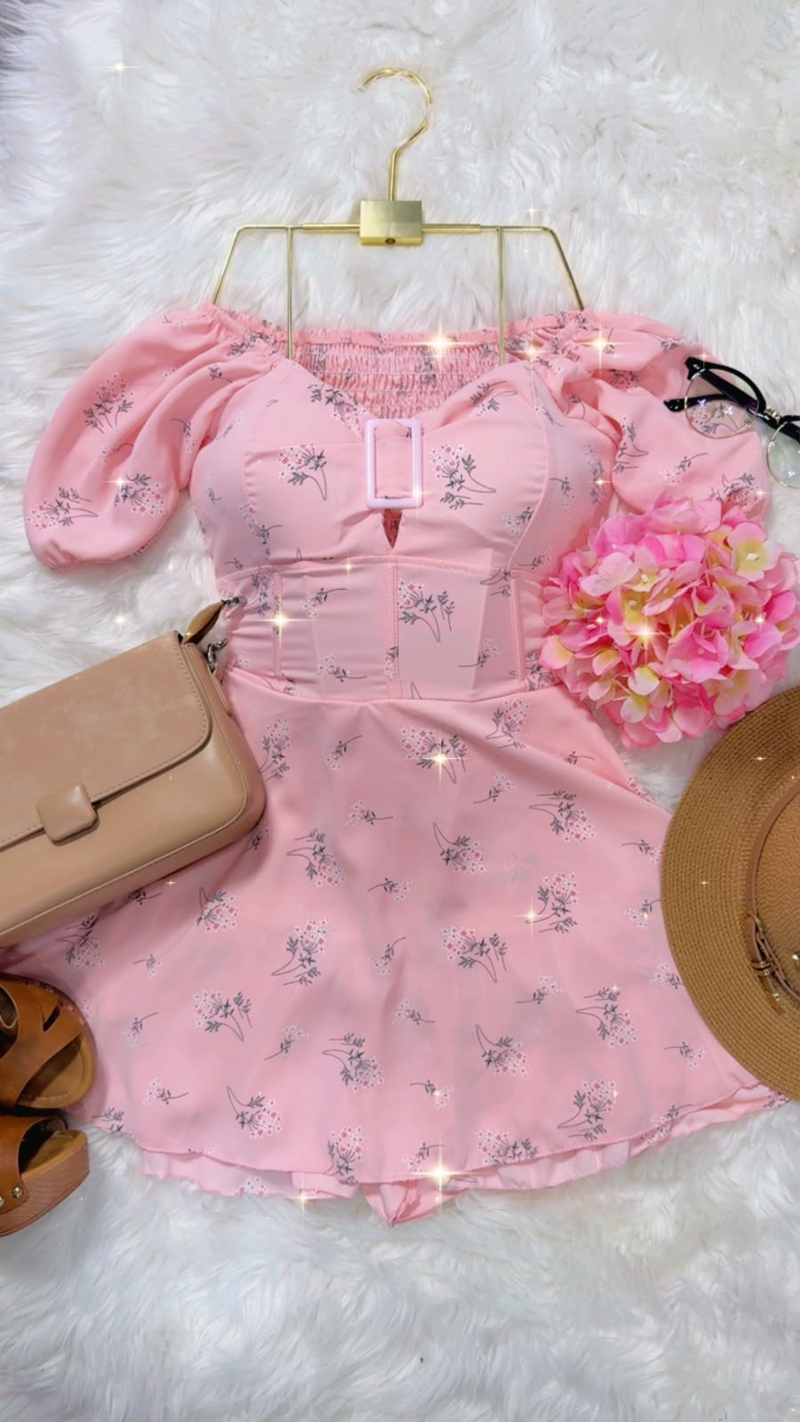 Vestido Short Valentina - Estampado