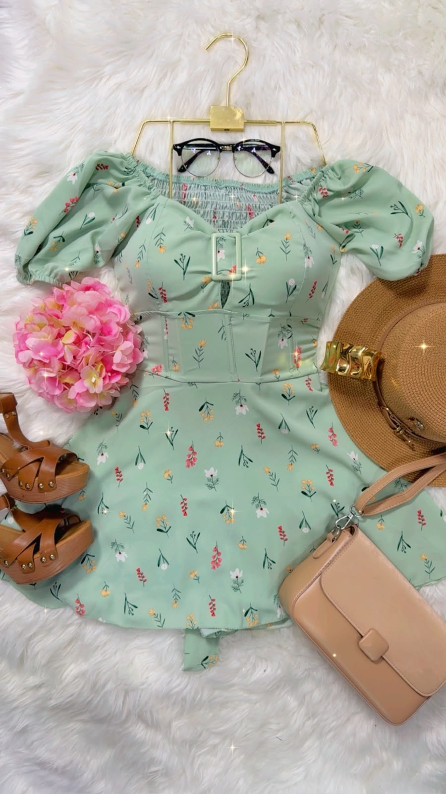 Vestido Short Valentina - Estampado