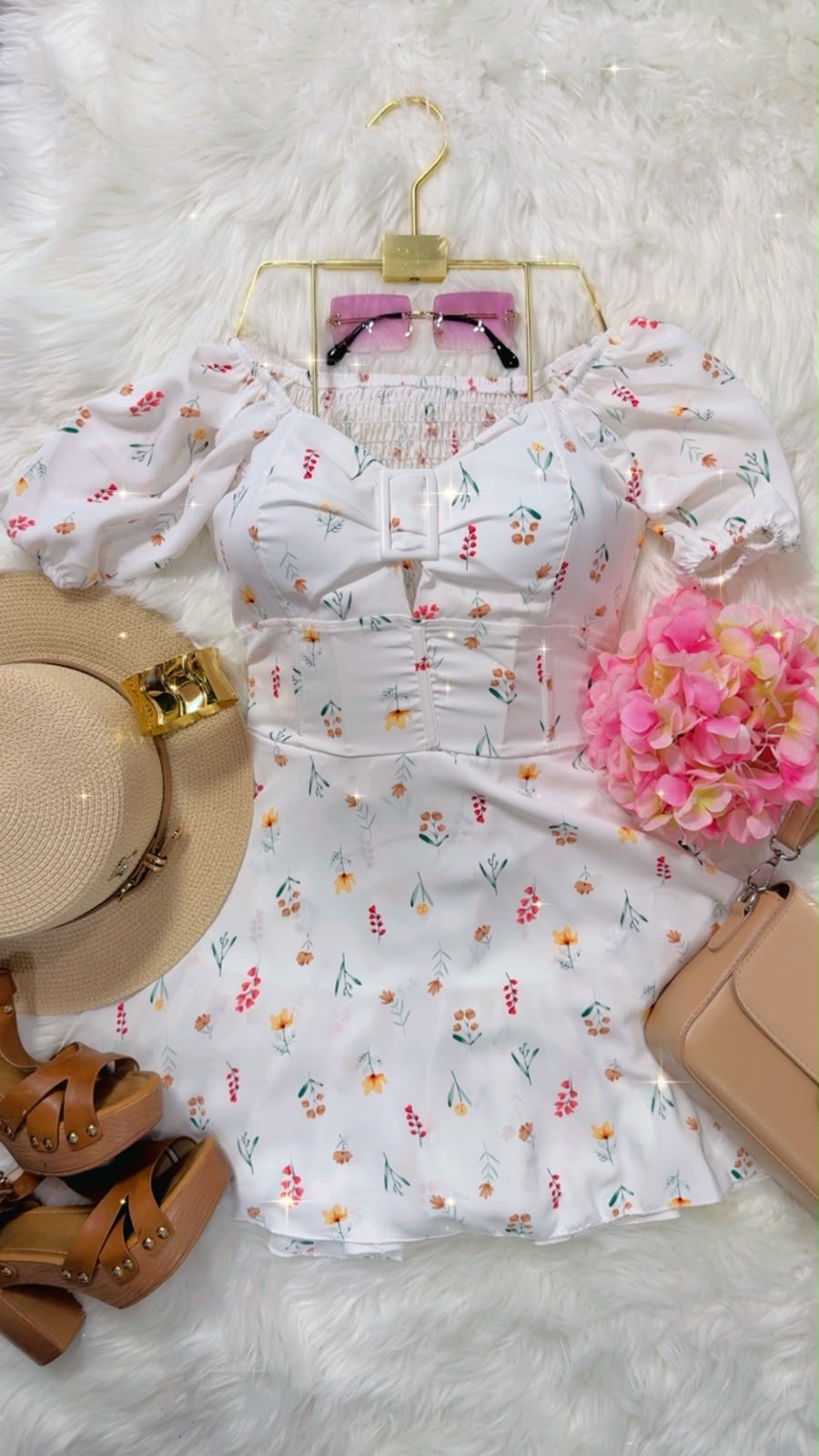 Vestido Short Valentina - Estampado