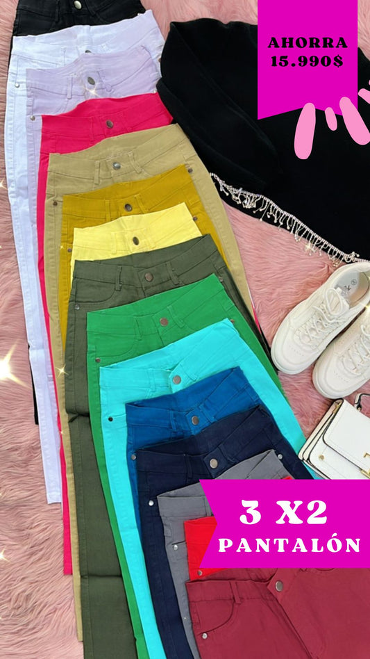3X2 Pantalones Venus (Paga 2 y el 3ero es Gratis)